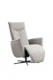 Relaxfauteuil Seduto polyether zitting handmatig verstelbaar clay