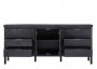 Dressoir Stretto black 90 x 204 zwart