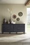 Dressoir Stretto black 90 x 204 zwart