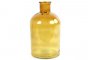 Fles Garrafa oker glas, 17x30 cm
