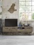 Tv-meubel Aleno 216 x 47 grijs