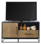 TV-meubel Veneta 109 x 58 eiken fineer naturel