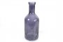 Fles Garrafa blauw glas, 17x41 cm