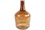 Fles Garrafa bruin glas, 25x42 cm