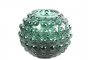 Theelichthouder Mandino groen glas, 15x12 cm