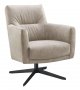 Draaifauteuil Morini pocketvering met viscoschuim zitting grey