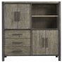 Opbergkast Morandi 139 x 136 eiken grey