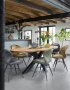 Eettafel Romaro 200 x 100 teak mix rough