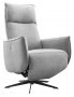 Relaxfauteuil Moio HR-schuim zitting zinc