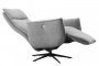 Relaxfauteuil Moio HR-schuim zitting zinc