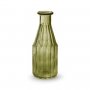Flesvaas Jarra groen glas, 7,5x20 cm