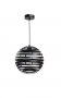 Hanglamp Fiorenza zwart staal, 30x120 cm