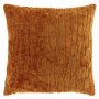 Sierkussen Dascio leather brown, 45x45 cm