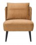 Fauteuil Bolenta cognac textiel, 70x90x84 cm