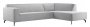Hoekbank polyetherschuim zitting grey