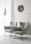 Fauteuil Moretto graphite microleder, 80x75x99 cm