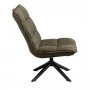 Draaifauteuil Mock in Preston groen