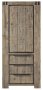 Boekenkast Bassano 200 x 88 rough warm grey