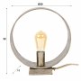 Tafellamp Loop antiek nikkel