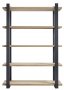 Boekenkast Verato 212 x 150 naturel grey