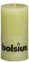 Stompkaars Bolsius 130 x 68 rustiek pastel groen