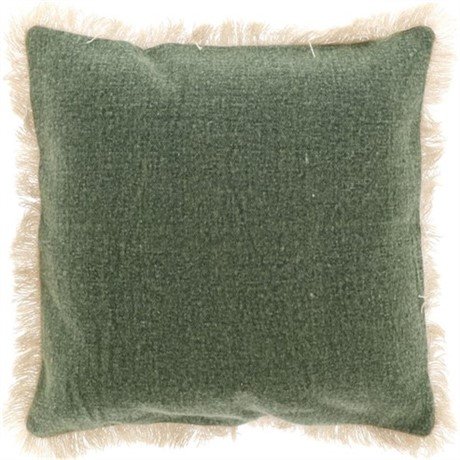 Sierkussen Mocha 45 x 45 oil green