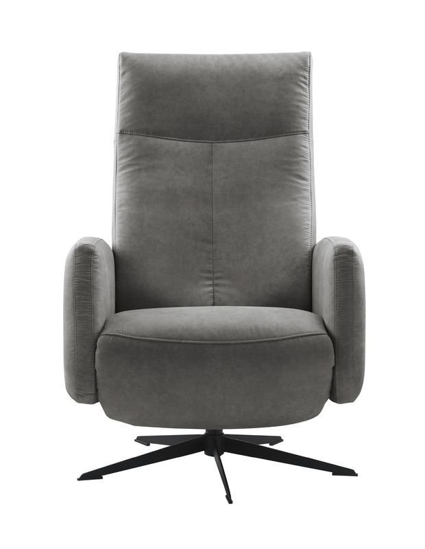 Relaxfauteuil Ponti HR-schuim zitting elektrisch verstelbaar antraciet
