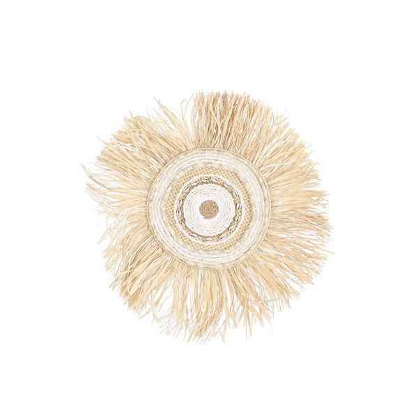 Muurdecoratie Bersani lichtbruin, 62 cm