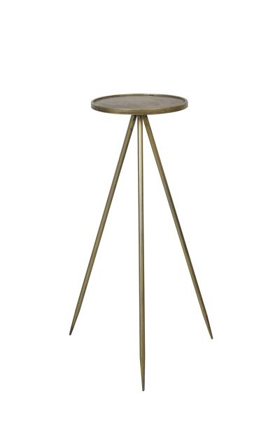Bijzettafel Pontini 98,5 x 35 antiek brons metaal