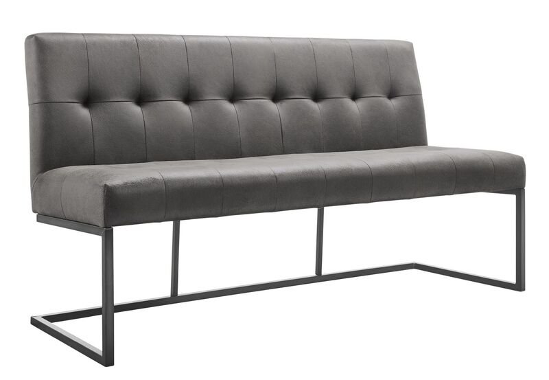 Eetkamerbank Oro 170 cm dark grey