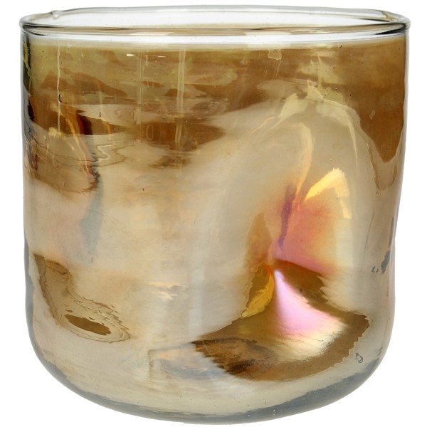 Waxinelichthouder Lucarelli goud, 10x10 cm