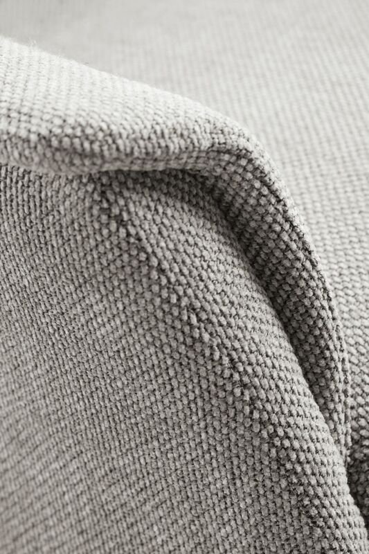 Relaxfauteuil Initio lichtgrijs textiel, 75x88x106 cm