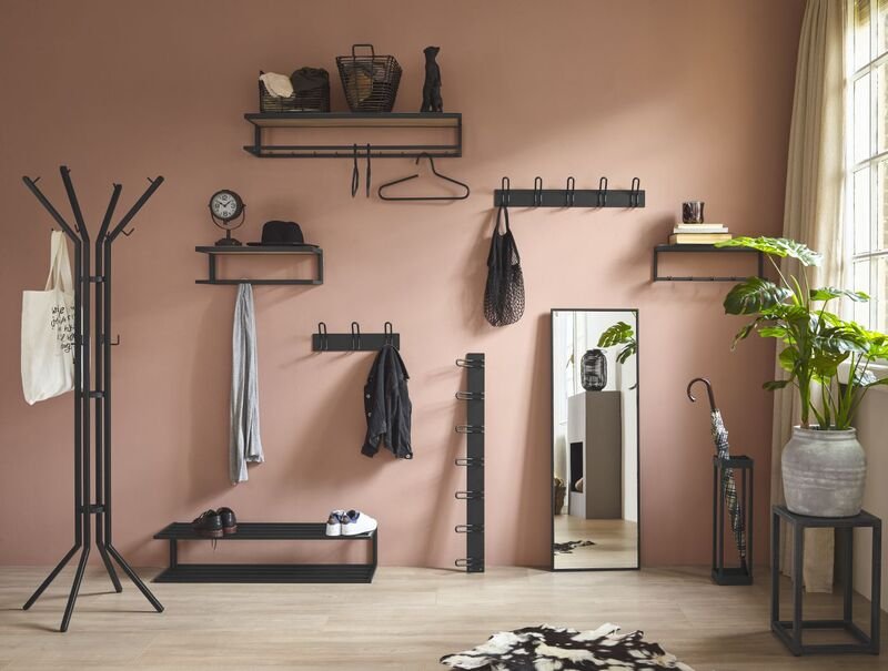 Kapstok Indra licht eiken, 51x15x16 cm