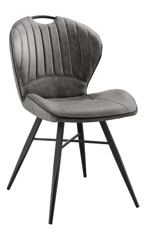 Eetstoel Castione antraciet