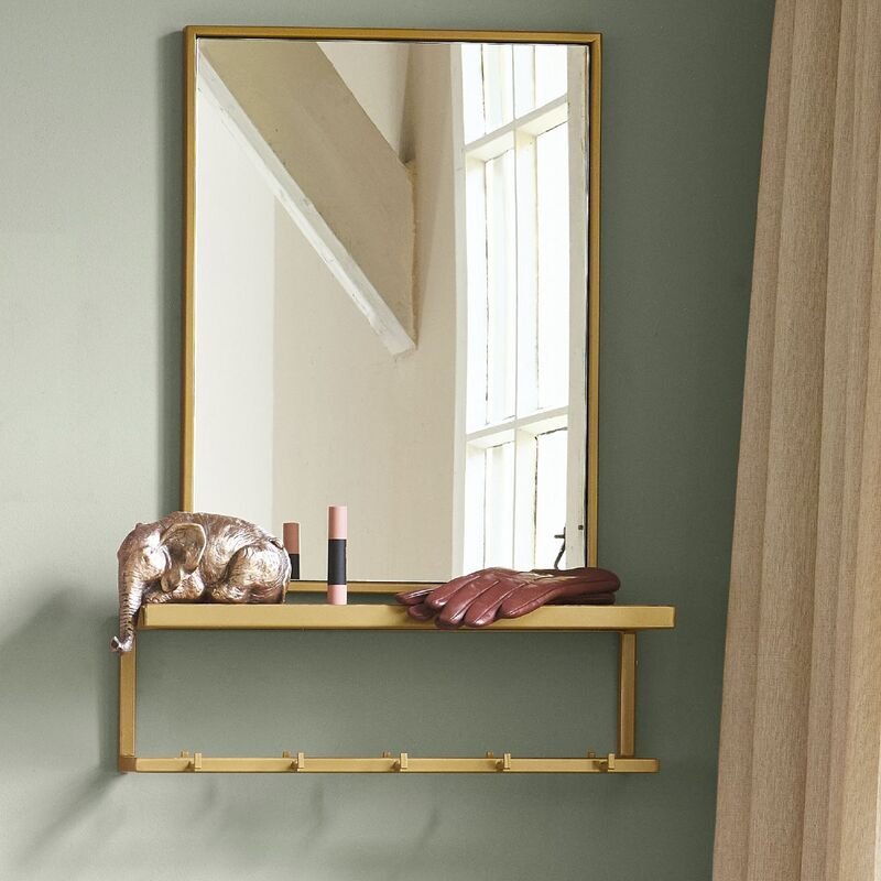 Spiegel Montala messing, 41 x2 x 55 cm