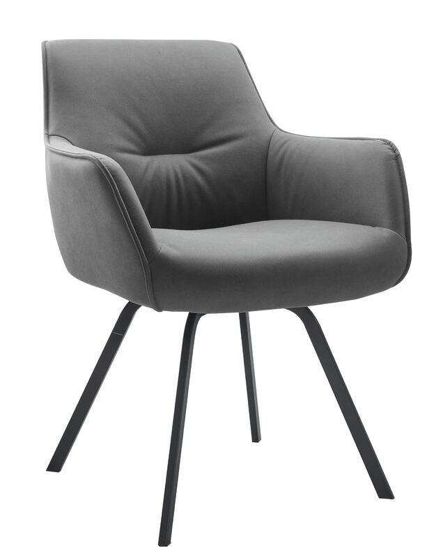 Armstoel Turelli antraciet