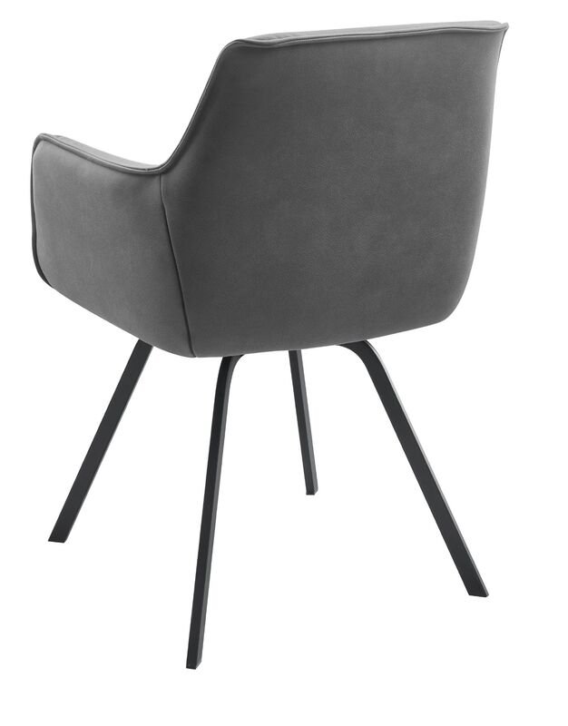 Armstoel Turelli antraciet