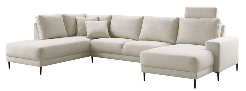 Hoekbank Portona HR-schuim zitting ecru