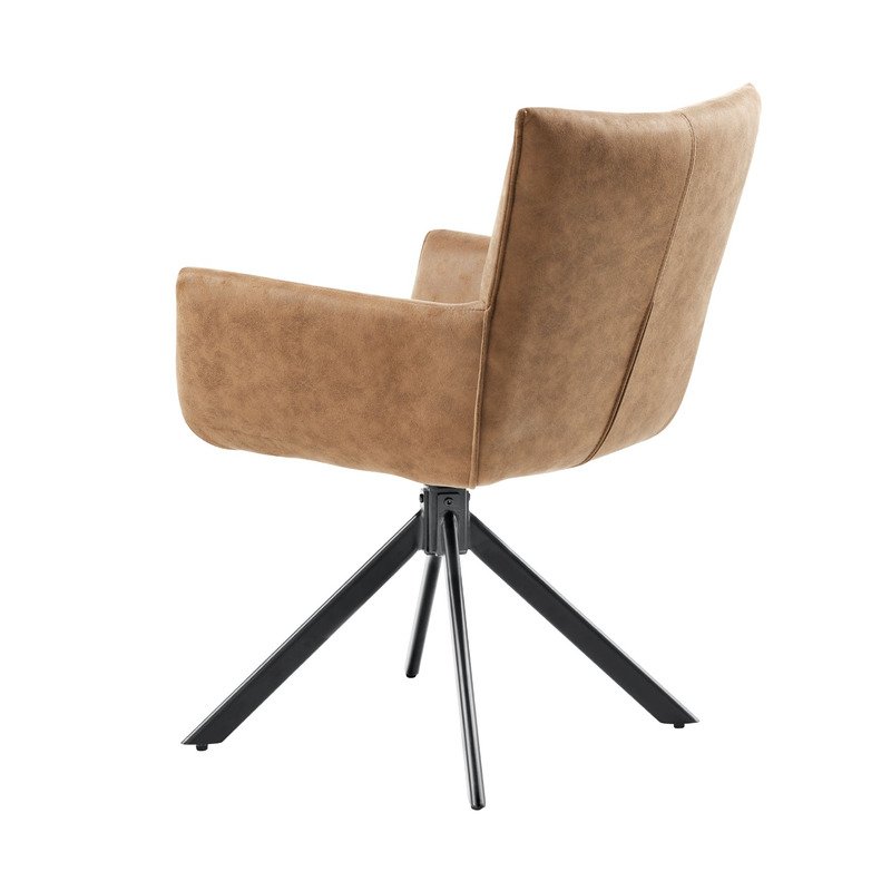 Eetstoel Milanello cognac