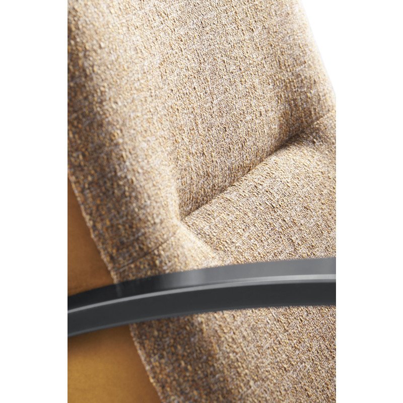 Fauteuil Metal caramel