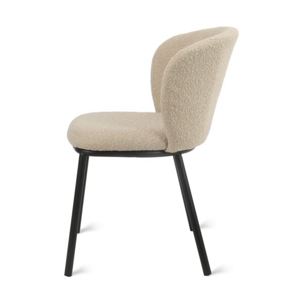 Eetkamerstoel Liaz boucle taupe