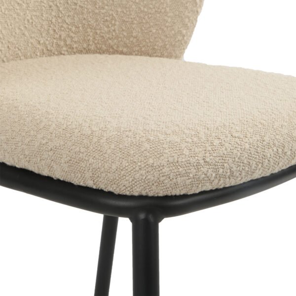 Eetkamerstoel Liaz boucle taupe