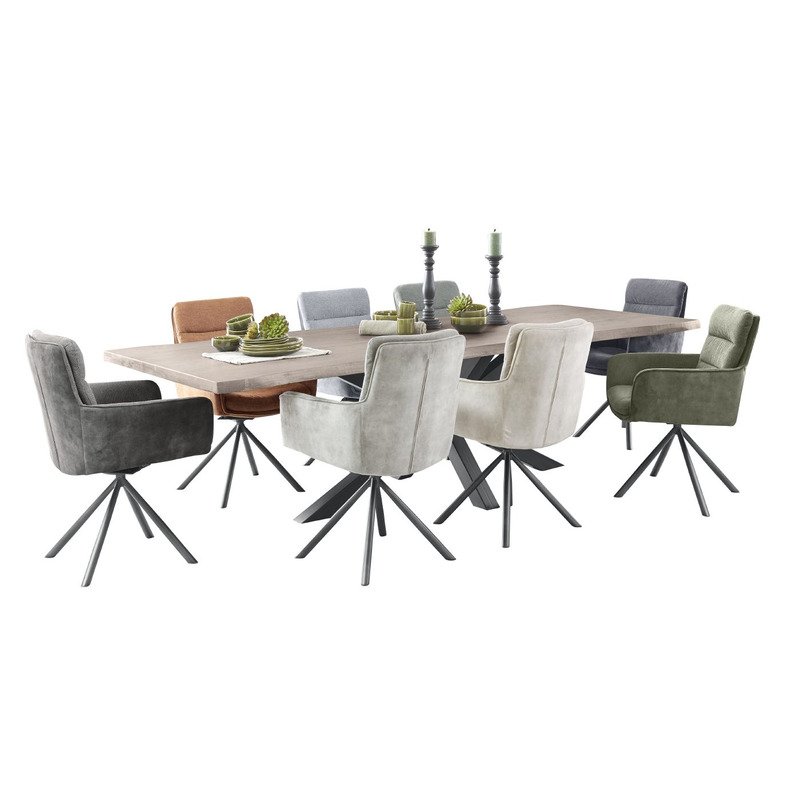 Eetfauteuil Cavaletta oyster / liver