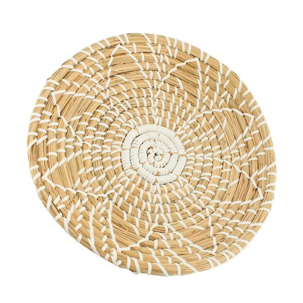 Wanddecoratie Arcana bruin wit 28 cm 