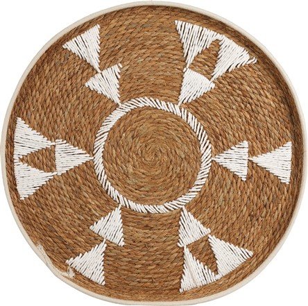 Wanddecoratie Carraro rotan 57 cm