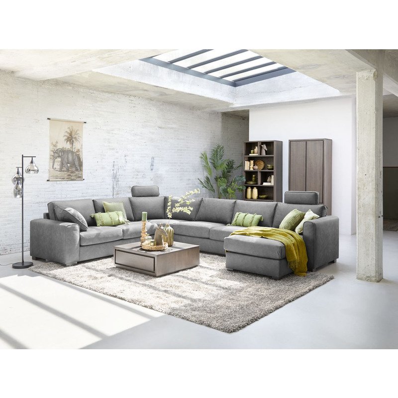 Boekenkast Lavio 210 x 86 grafiet