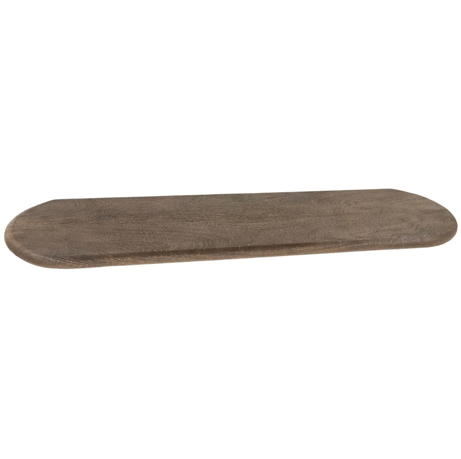 Wandplank Trebbe 100 cm bruin 