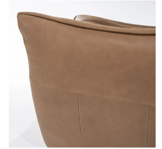 Draaifauteuil Maiko in bruin gris