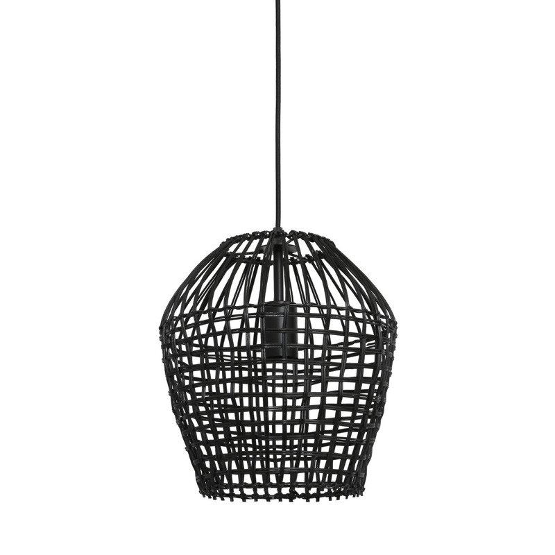 Hanglamp Scarperio rotan zwart