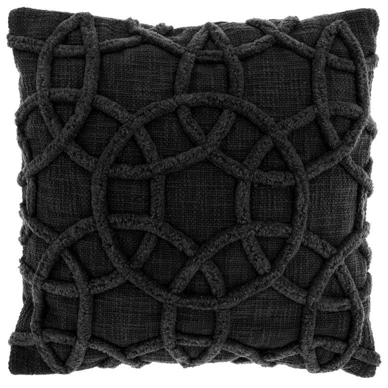 Sierkussen Rovio 45x45 black